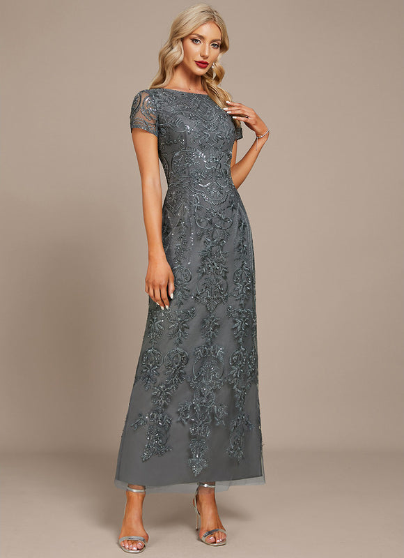 Robe Longue Mousseline Dentelle - gallery 3