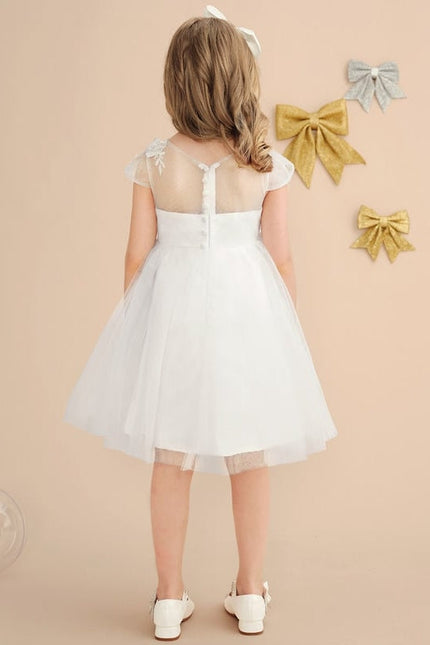 Robe Dos Nu Dentelle Blanche - gallery 4