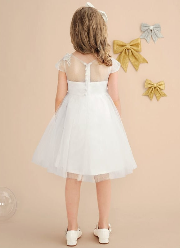 Robe Dos Nu Dentelle Blanche - gallery 4