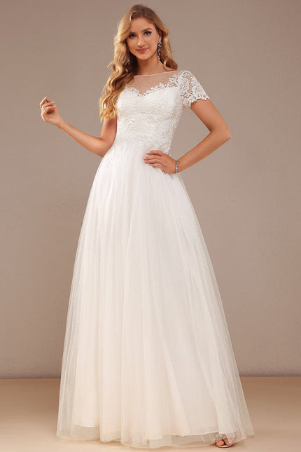 Robe Dentelle Tulle Fluide - gallery 1