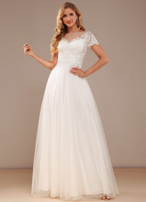 Robe Dentelle Tulle Fluide - gallery 1