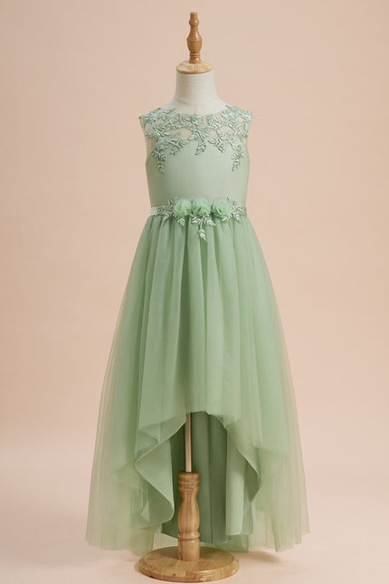Robe Dentelle Émeraude Enchantée - gallery 1
