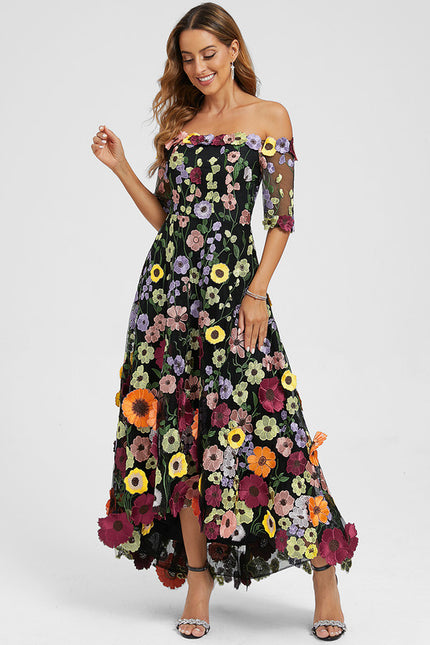 Robe Dentelle Bohème Éclatante - gallery 3