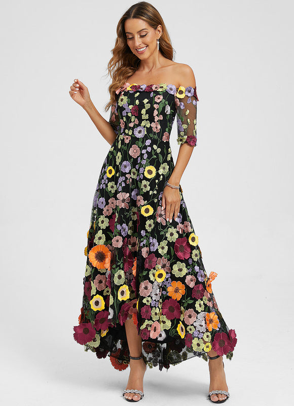 Robe Dentelle Bohème Éclatante - gallery 3