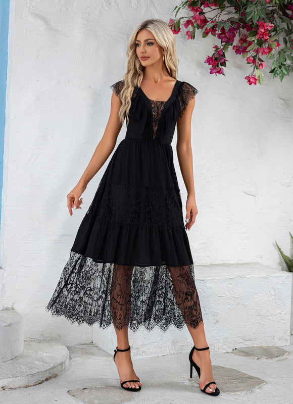 Robe Macramé Dentelle - gallery 1