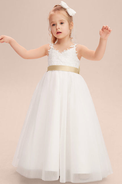 Robe Dentelle Tulle Ornée - gallery 2