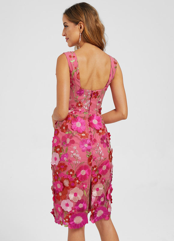 Robe Dentelle Éclosion Florale - gallery 5