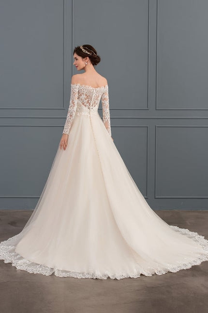 Robe Dentelle Nuptiale Élégante - gallery 5
