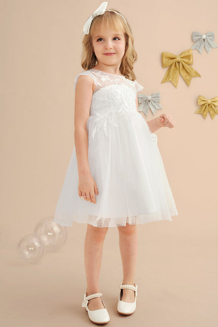 Robe Dos Nu Dentelle Blanche - gallery 5