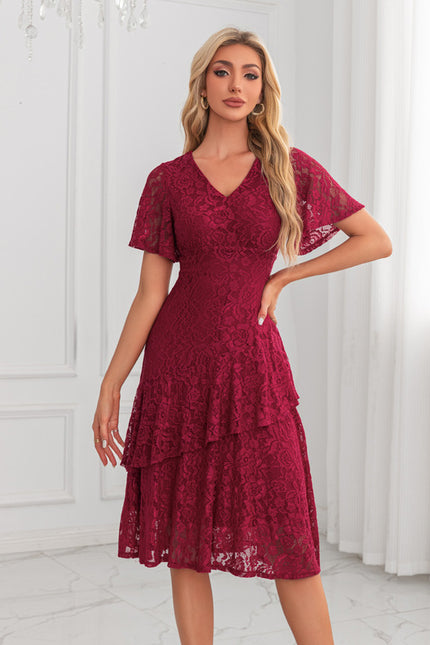 Robe Dentelle En Bas