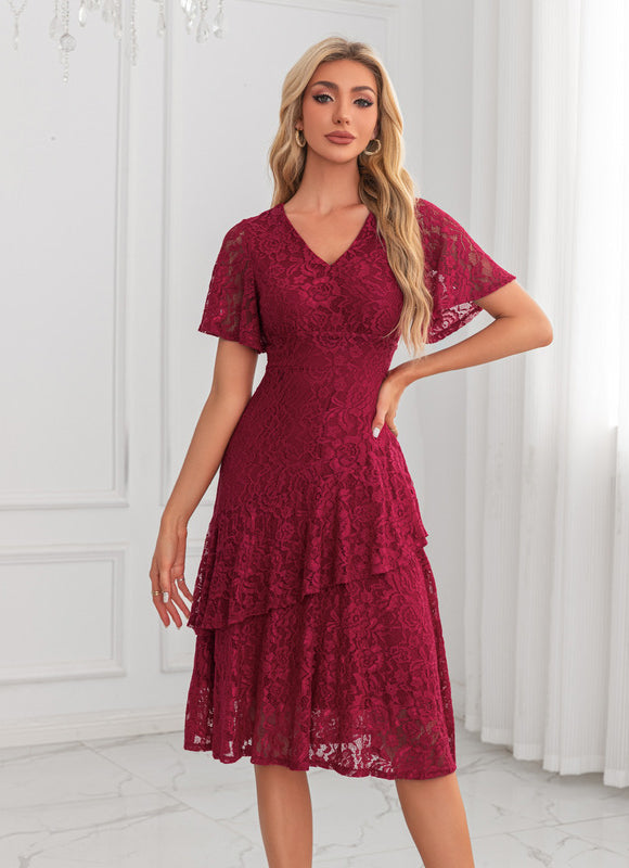 Robe Dentelle En Bas