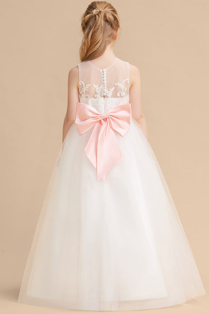 Robe Dentelle Enfant Tulle Luxe - gallery 3