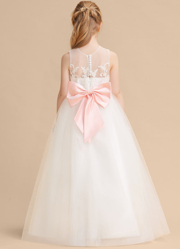 Robe Dentelle Enfant Tulle Luxe - gallery 3