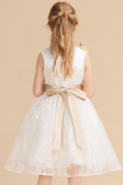 Robe Dentelle Sereine Satinée - gallery 7