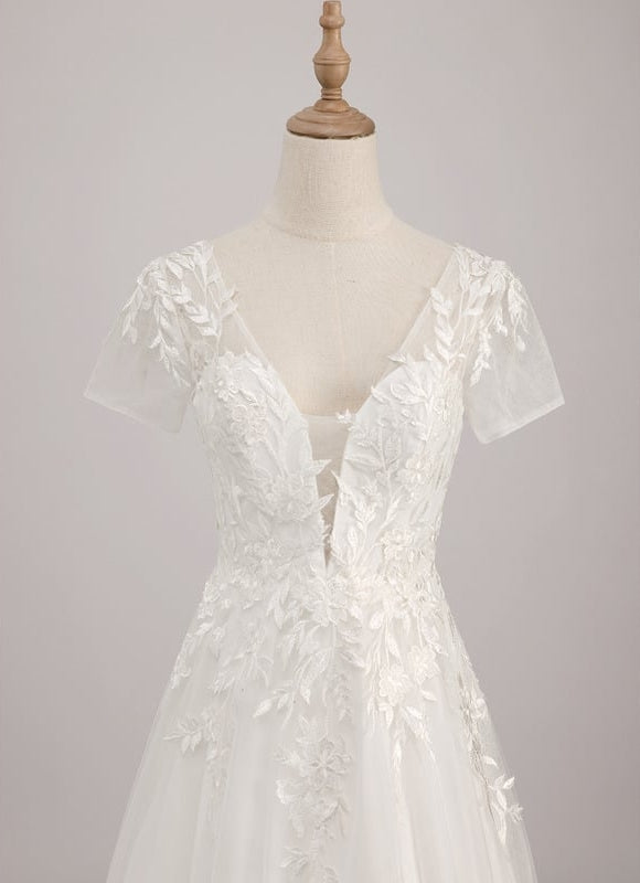 Robe De Mariee Dentelle Pas Cher - gallery 4
