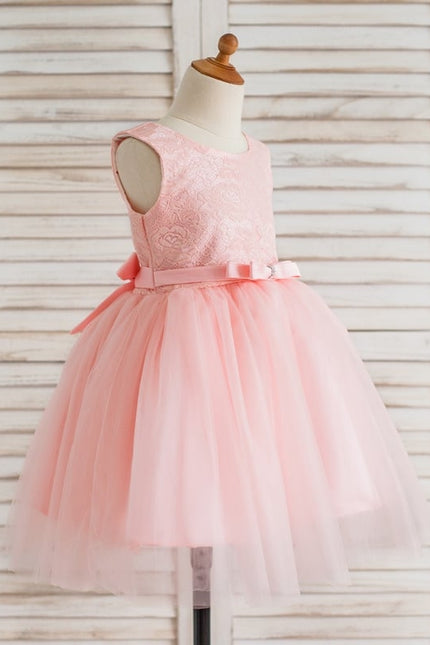 Robe Dentelle Enfant Blanche Tulle - gallery 6