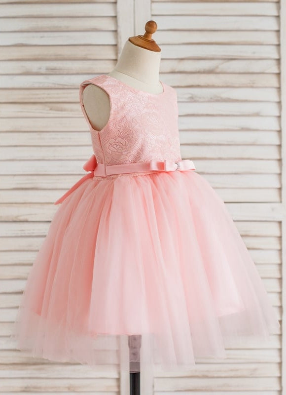 Robe Dentelle Enfant Blanche Tulle - gallery 6