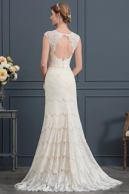 Robe Dentelle Dentelle Élégante - gallery 4
