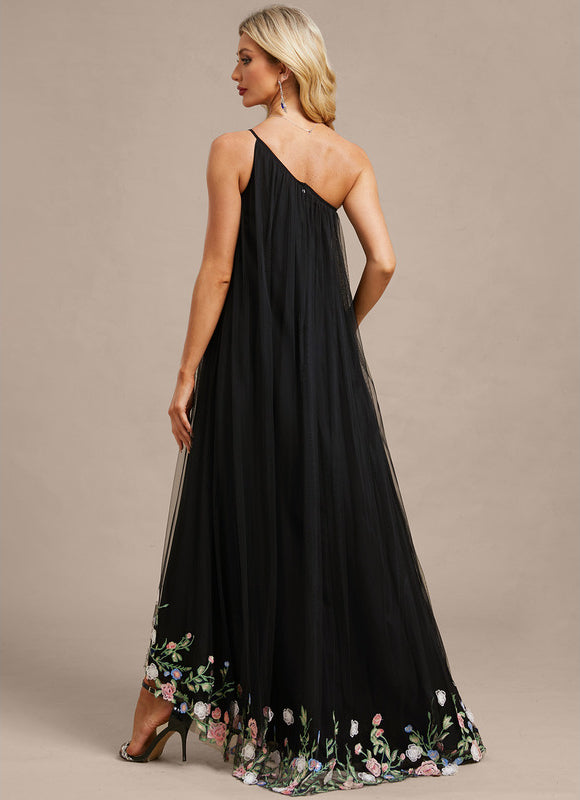 Robe De Soirée Tulle Et Dentelle - gallery 5