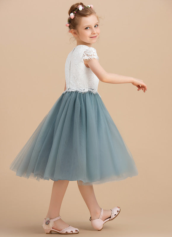 Robe Dentelle Dorée Délicate - gallery 1
