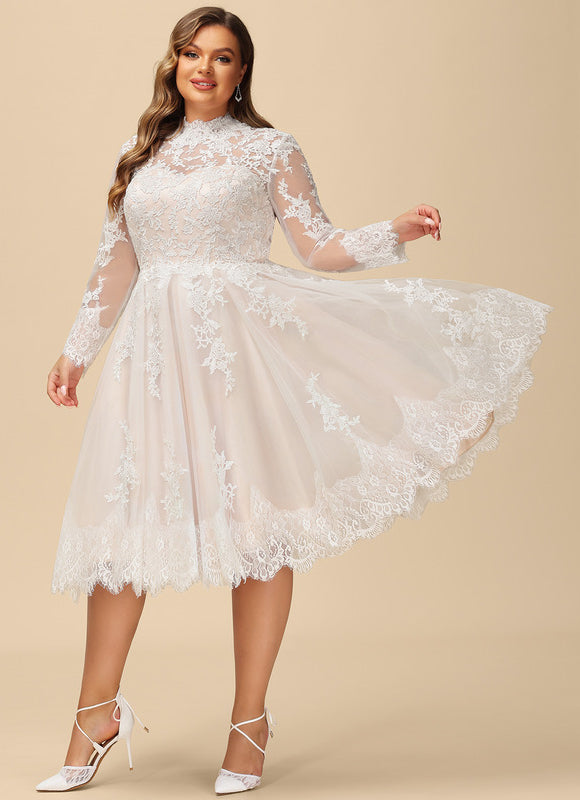 Robe Dentelle Courte Dentelle - gallery 6