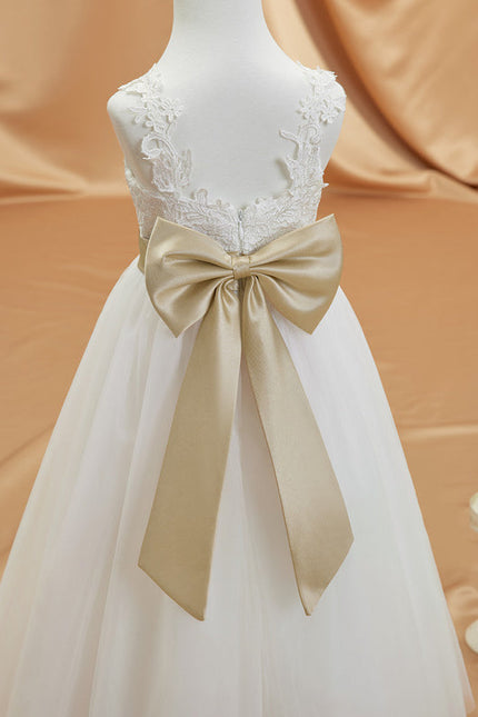 Robe Dentelle Tulle Ornée - gallery 6