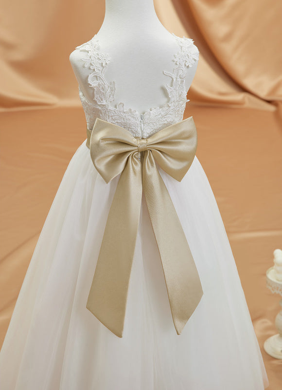 Robe Dentelle Tulle Ornée - gallery 6