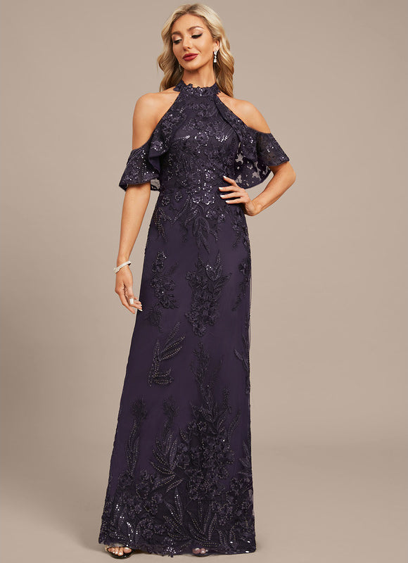 Robe Dentelle Soirée Pailletée - gallery 4