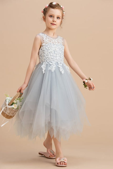 Robe Dentelle Dorée Délicate - gallery 4