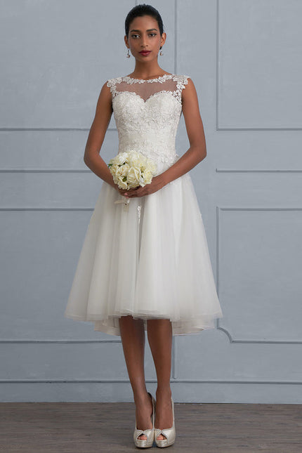 Robe Dentelle Tulle Éthéré - gallery 2