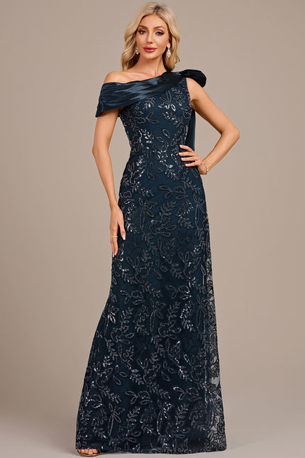 Robe Dentelle Satin Pailletée - gallery 4