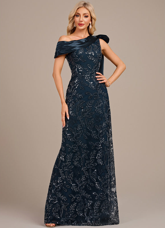 Robe Dentelle Satin Pailletée - gallery 4