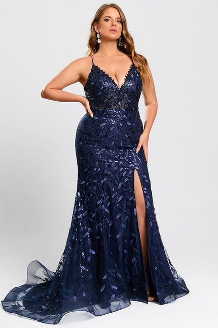 Robe Dentelle Sirène Scintillante - gallery 9