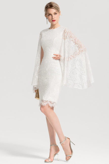 Robe Dentelle Blanche Délicate - gallery 2