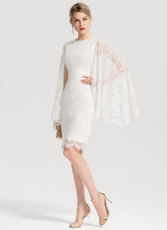 Robe Dentelle Blanche Délicate - gallery 2