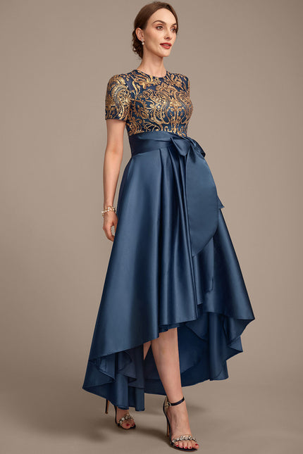 Robe Dentelle Élégante À Paillettes - gallery 6