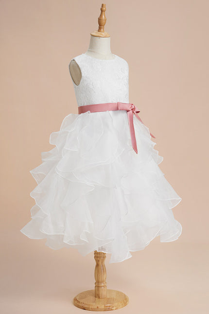 Robe Dentelle Cérémonie Enfantine - gallery 1