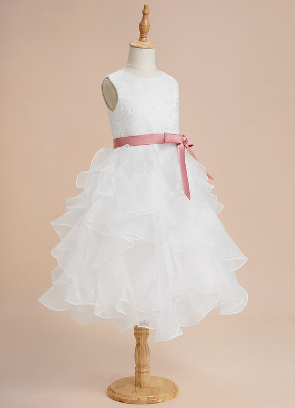 Robe Dentelle Cérémonie Enfantine - gallery 1