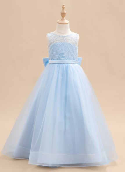 Robe Dentelle Céleste Éphémère