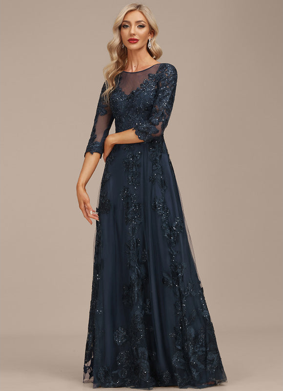 Robe Dentelle Éclat Océanique - gallery 4