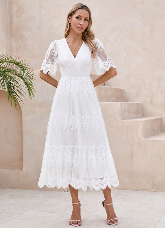 Robe Dentelle En Bas - gallery 3