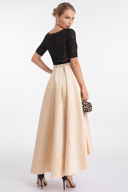 Robe Dentelle Asymétrique Chic - gallery 3