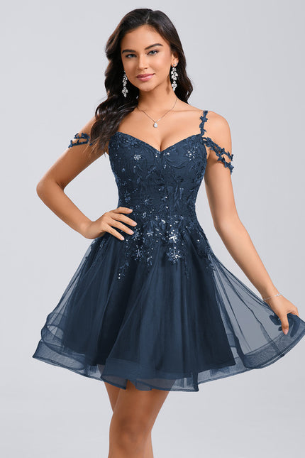 Robe Cocktail Bustier Dentelle