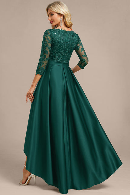 Robe De Soirée Dentelle Dos Nu - gallery 5
