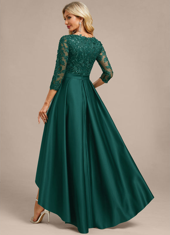 Robe De Soirée Dentelle Dos Nu - gallery 5