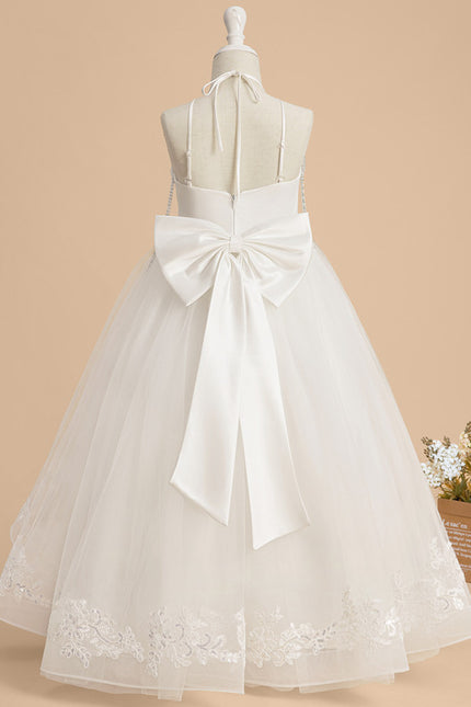 Robe Dentelle Nuptiale Tulle Enfant - gallery 5