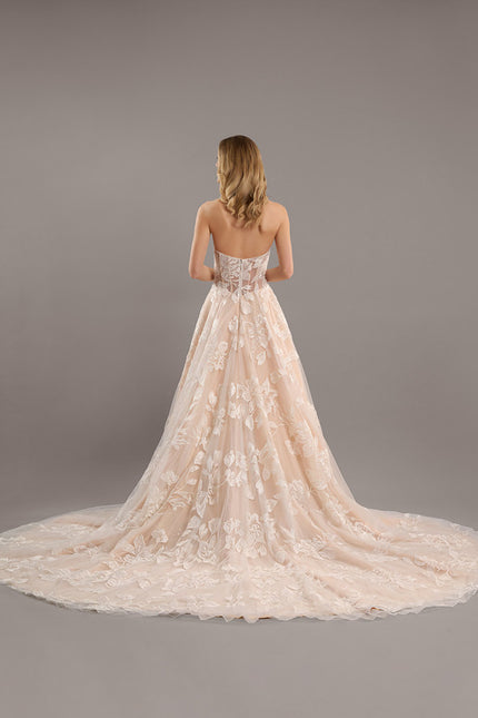 Robe Dentelle Nuptiale Florale - gallery 5