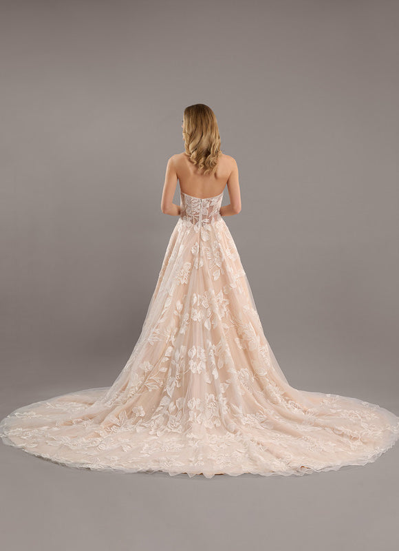 Robe Dentelle Nuptiale Florale - gallery 5