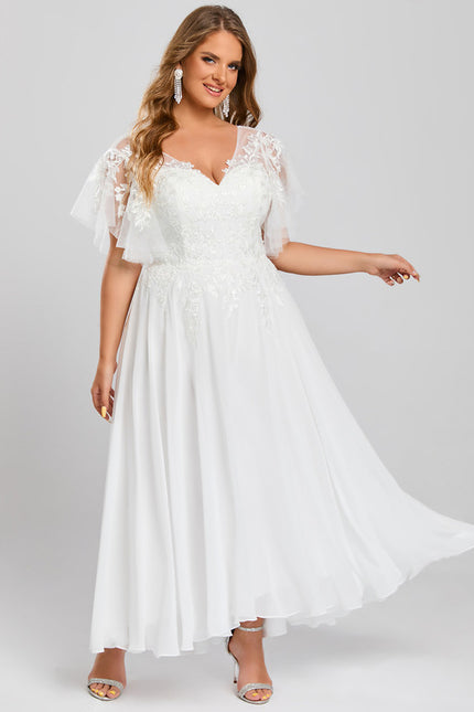 Robe Dentelle Aérienne Florale - gallery 7