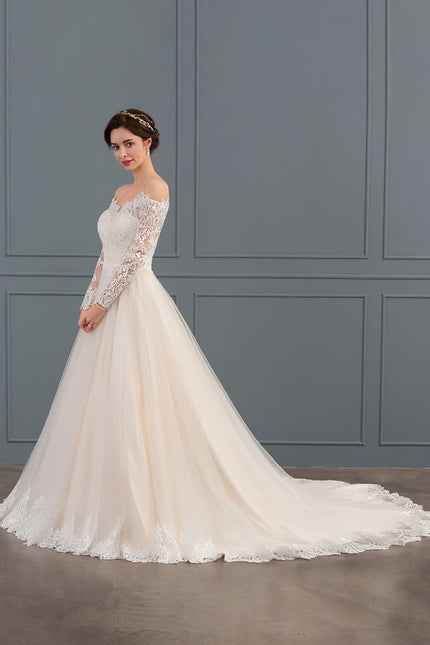 Robe Dentelle Nuptiale Élégante - gallery 6